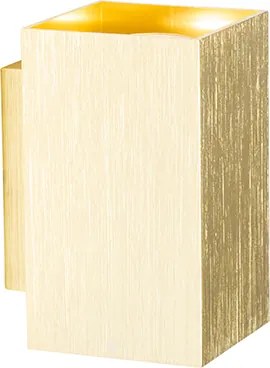 Nowoczesna lampa ścienna złota kwadratowa 2-światłowa - Sandy