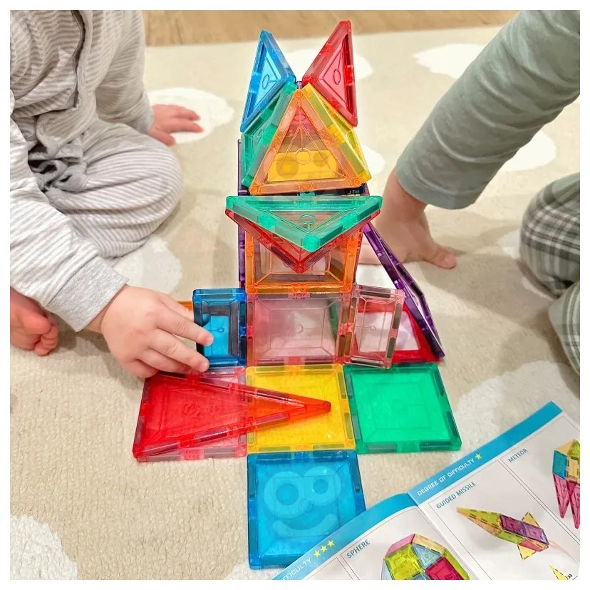 Woopie magnetyczne klocki konstrukcyjne montessori 3d
