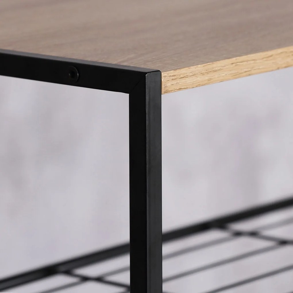 Półka na buty GD-414 OAK Leik, 4 półki, 63 x 30 x 63,5 cm, 4 piętra