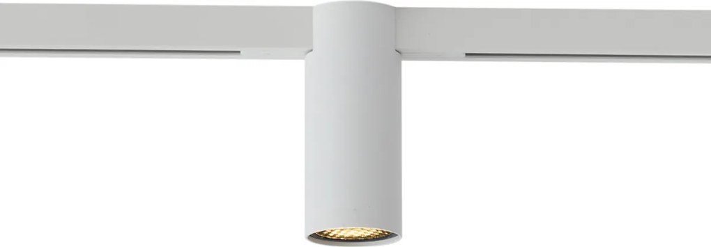 Nowoczesny reflektor biały do systemu szynowego 1-fazowego GU10 35mm - Slimline Nubee Honey