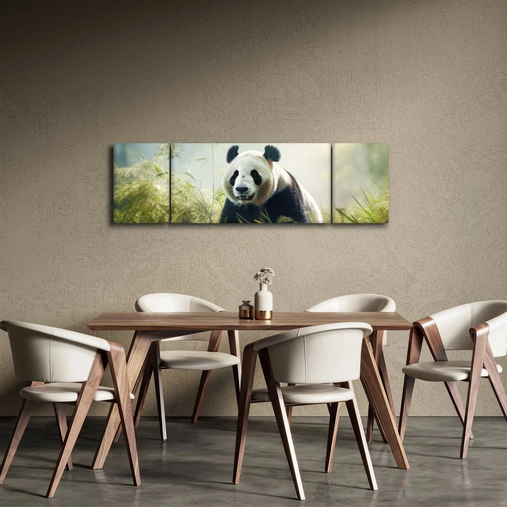 Obraz - Panda (170x50 cm)