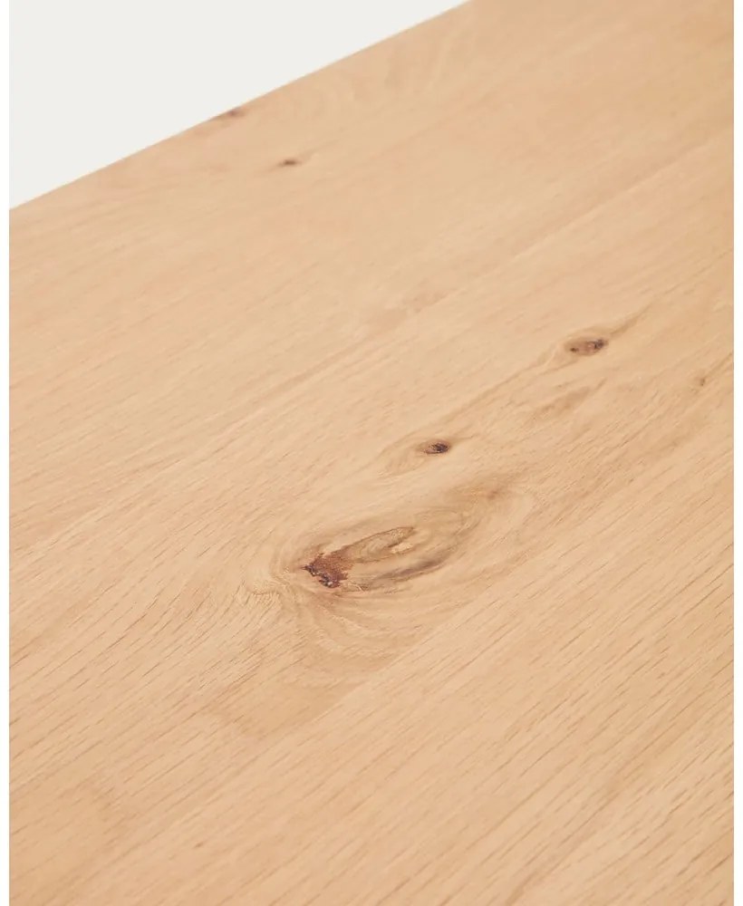Rozkładany stół z dodatkowym blatem w dekorze dębu 80x120 cm Yain – Kave Home