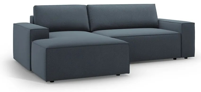 Niebieski rozkładany narożnik (lewostronny) Jodie – Micadoni Home