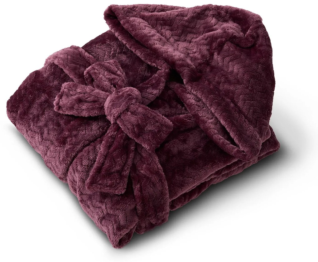 SZLAFROK WARM HUG LILIOWY S liliowy