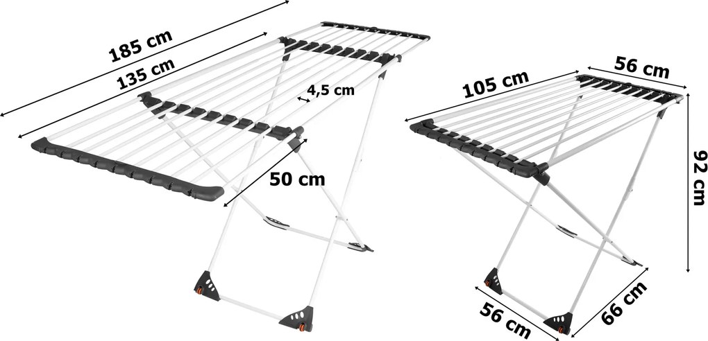 Teleskopowa suszarka na pranie  T7-H35