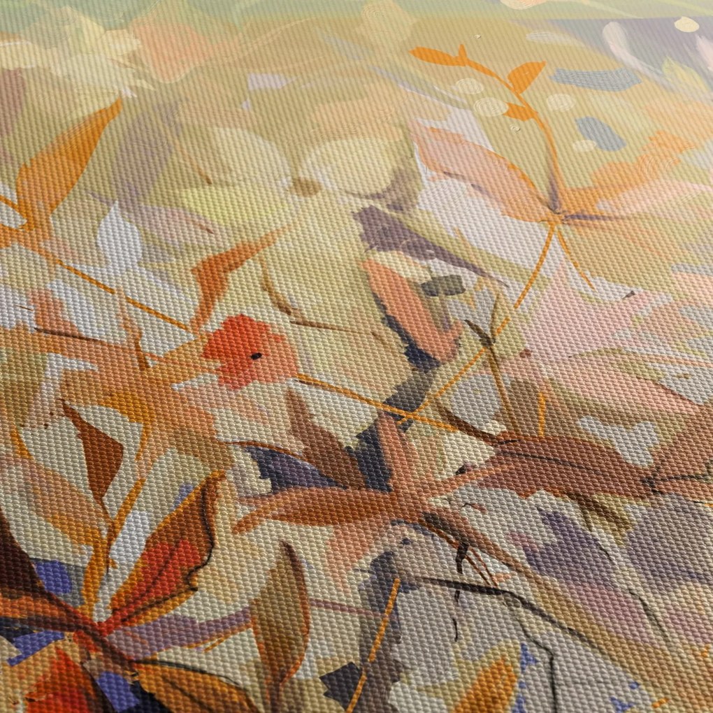 Obraz - Malowane rośliny (170x50 cm)