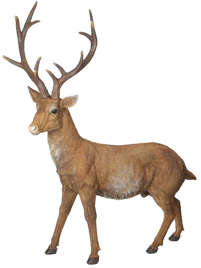 Figurka Deer 56x20x69 cm brown