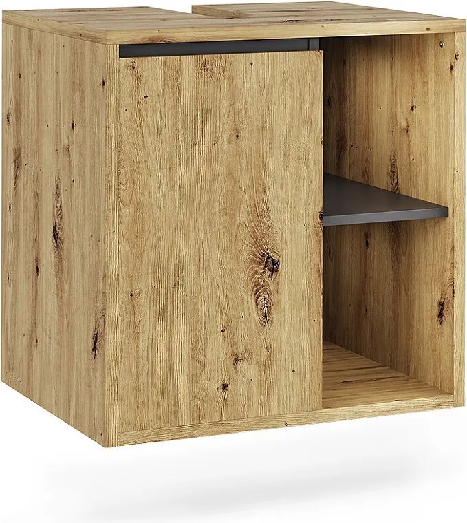 Szafka pod umywalkę artisan/szary 60x46x60 viola