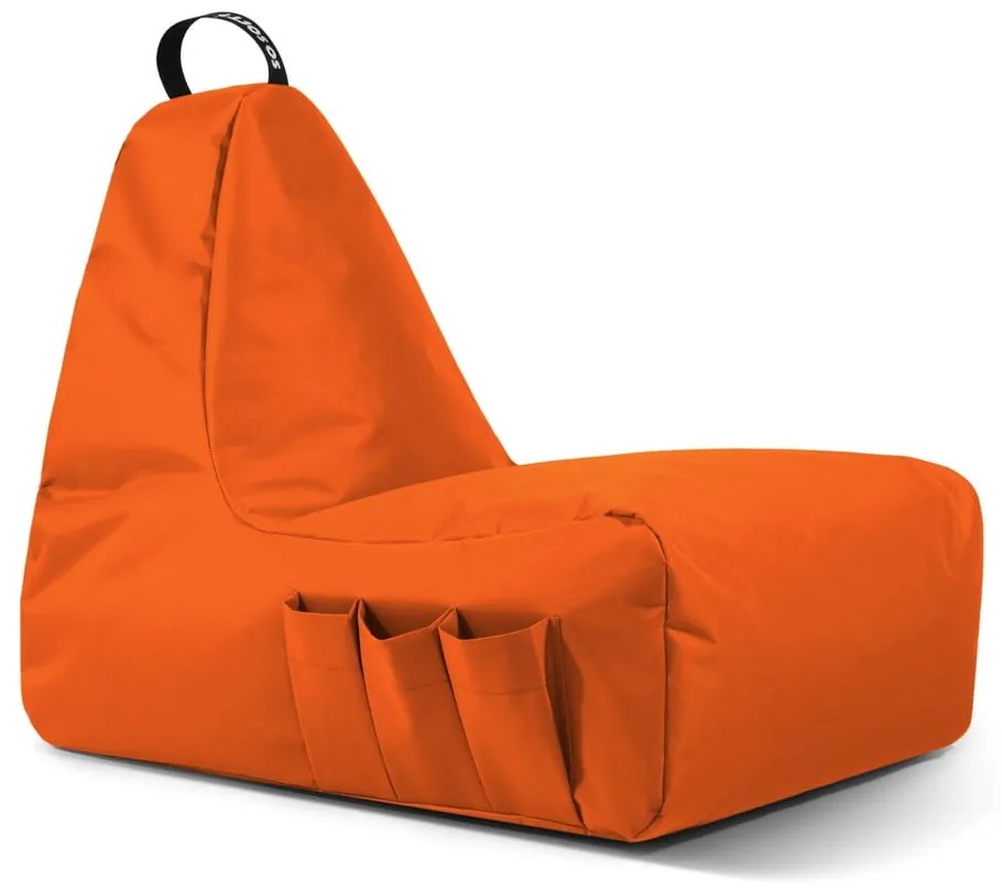 Pomarańczowy worek do siedzenia Chill Gamer L – So Soft?
