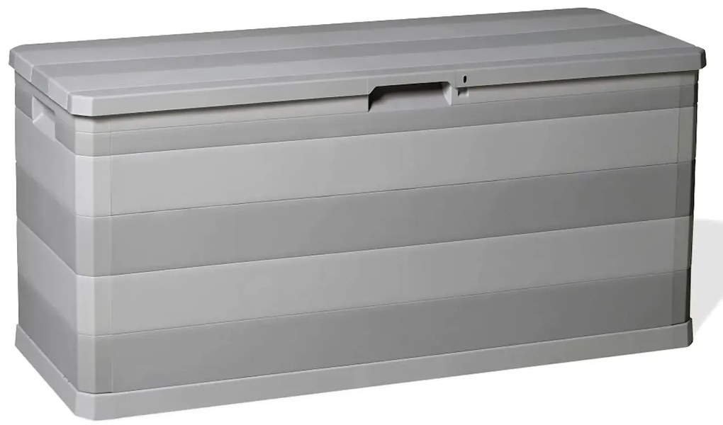 Skrzynia szara prostokątna do ogrodu C6-T60
