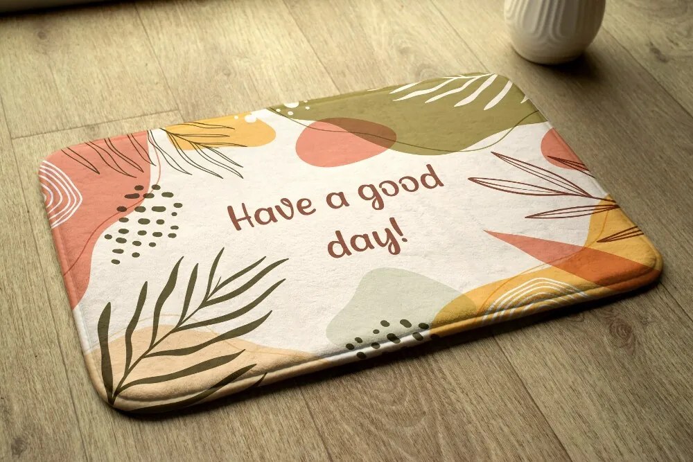 Dywanik pod prysznic Dywanik pod prysznic Geometryczny Roślinny