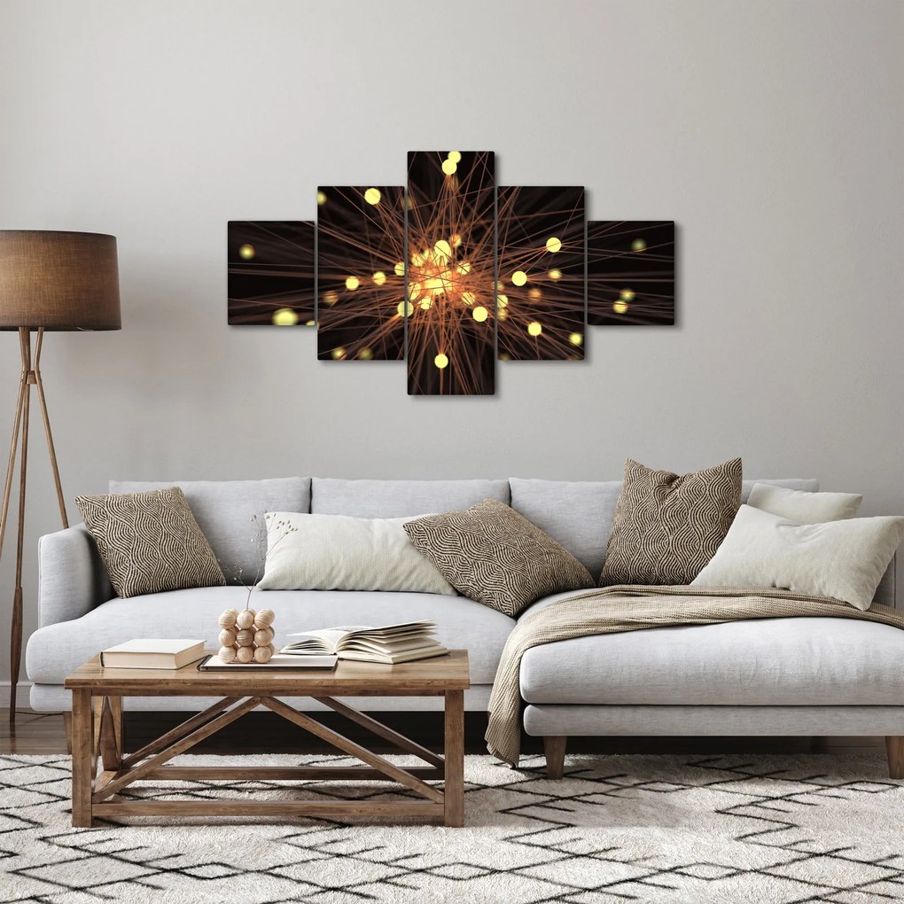 Obraz abstrakcji (125x70 cm)