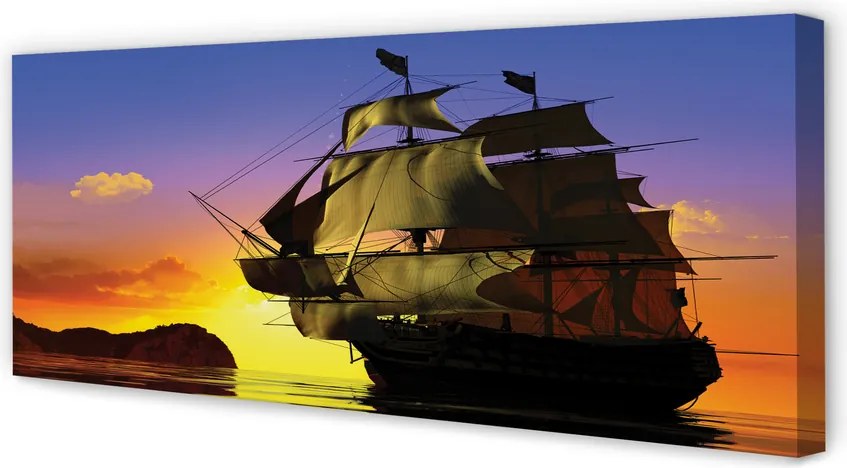 Obraz na płótnie Rejs po Bezkresnym Morzu