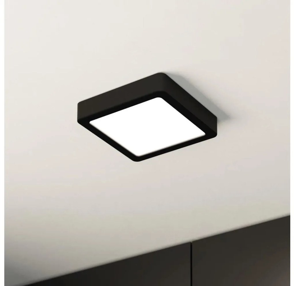 Eglo 900643 - Plafon łazienkowy LED FUEVA LED/11W/230V IP44 czarny
