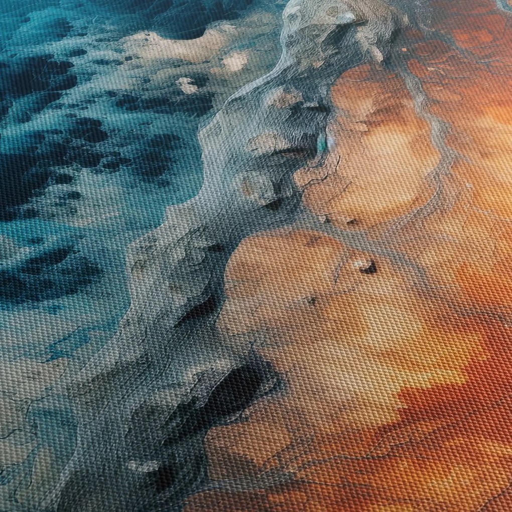 Obraz - Woda i ogień (170x50 cm)