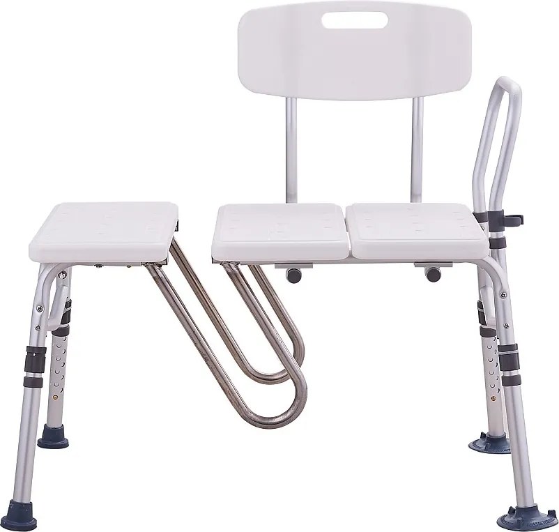 Krzesło Do Pryszniców SucceBuy, Krzesło Przenoszące Do Wanny, Regulowalne Krzesło Do Pryszniców, Maks. Obciążenie 181 kg