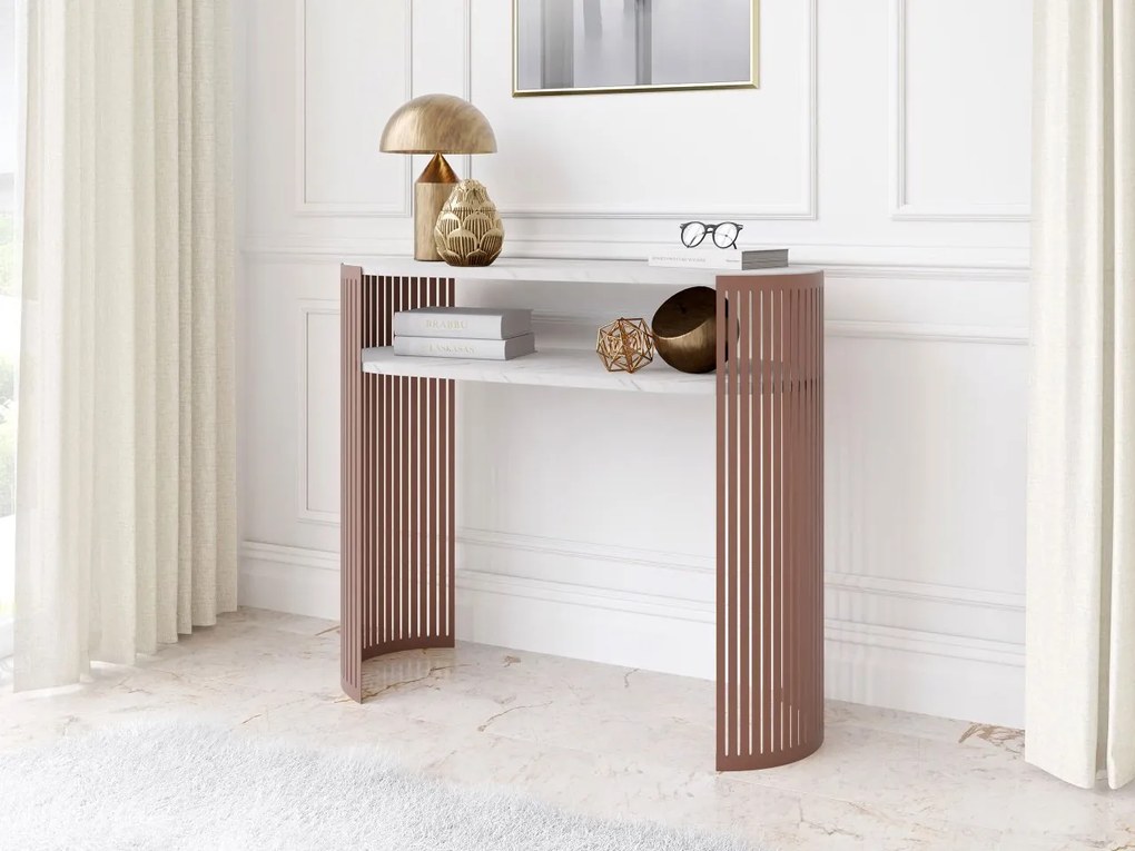 Konsola owalna Zinzit Ember