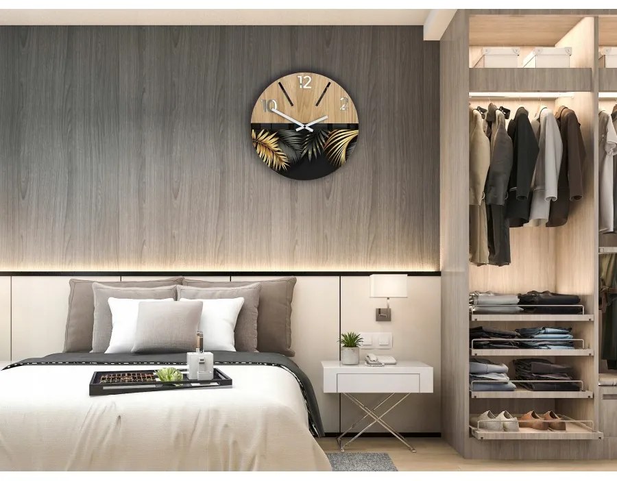 Zegar na ścianę nowoczesny do salonu sypialni cichy kuchenny efektowny loft