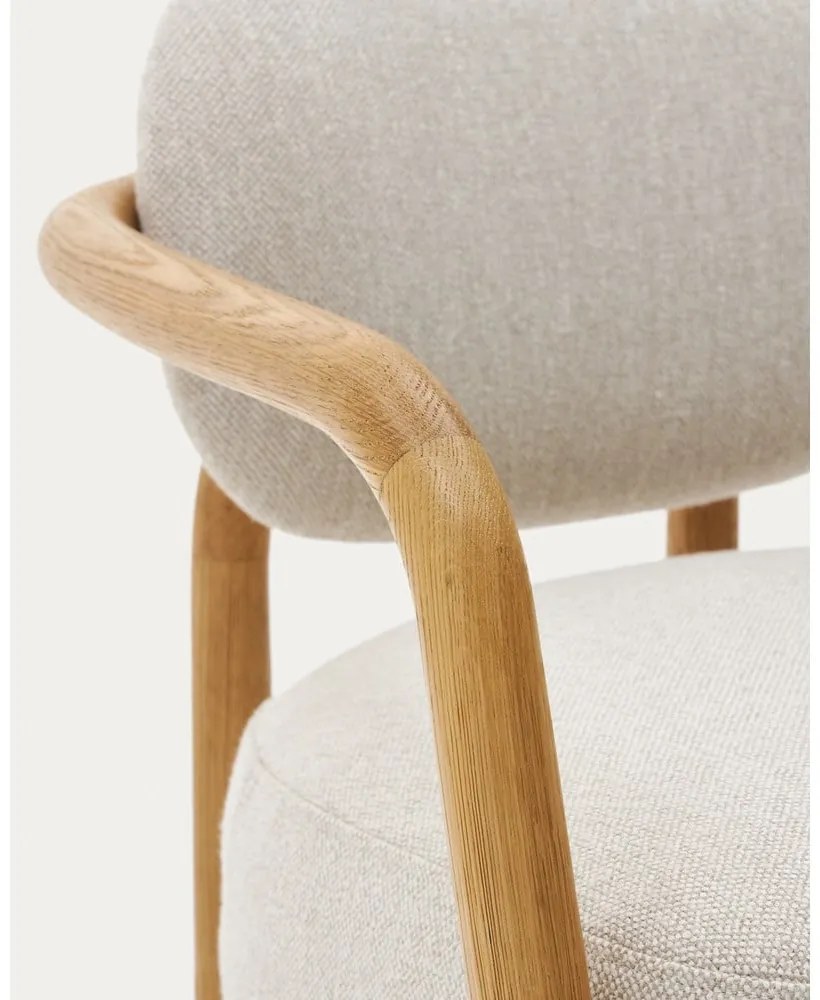 Beżowy fotel Melqui – Kave Home