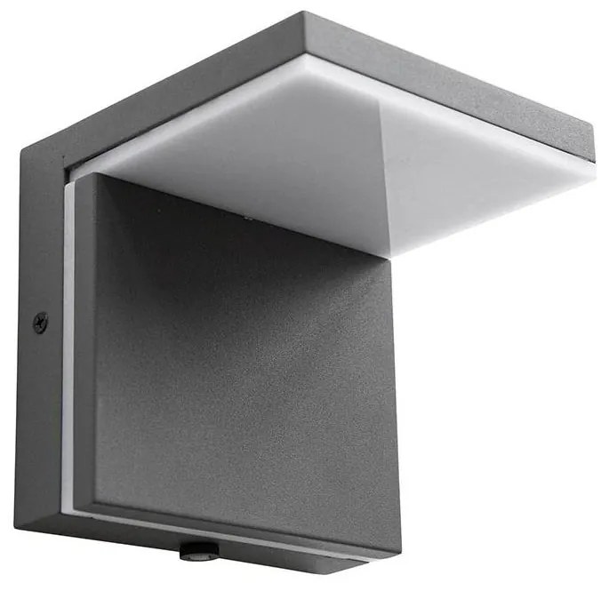 LED Kinkiet zewnętrzny LASSAN LED/8W/230V 3000K IP54 antracyt