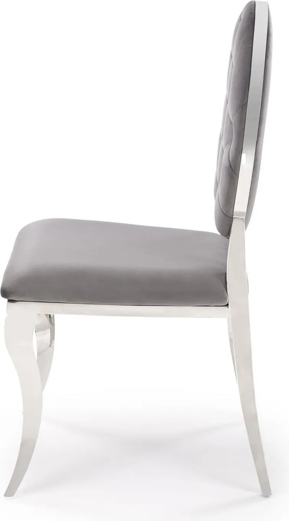 Stylizowane krzesło z pikowaniem K555 Halmar