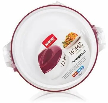 Banquet Garnek termiczny z pokrywką Home 2,5 l