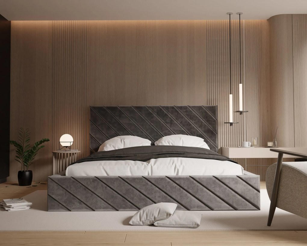 Łóżko sypialniane PINKI II SLIM - 200x200