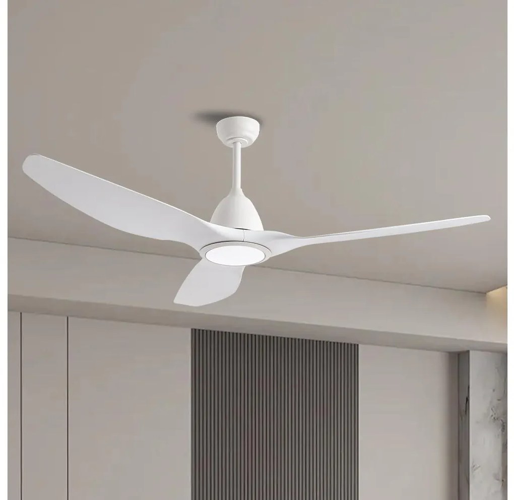 ZEVENTI - Wentylator sufitowy LED URBINO LED/20W/230V Wi-Fi Tuya biały + pilot