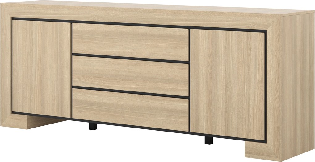 Komoda LUNO 225 cm do Salonu Sypialni Dąb Samdal