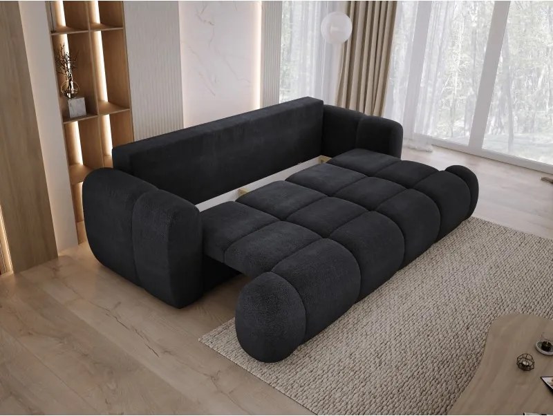 Sofa kanapa BOMO 3 osobowa z funkcją spania i pojemnikiem