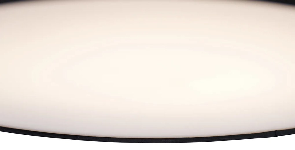 Inteligentna lampa sufitowa czarna 40 cm w tym LED RGB - Taiko Nowoczesny Oswietlenie wewnetrzne