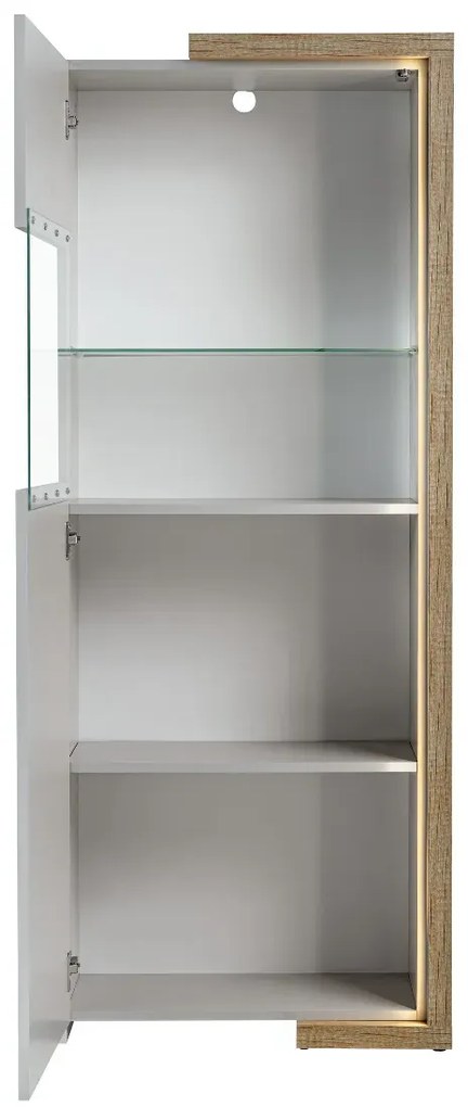 Witryna niska DASAR dąb artisan/kaszmir FURNIVAL