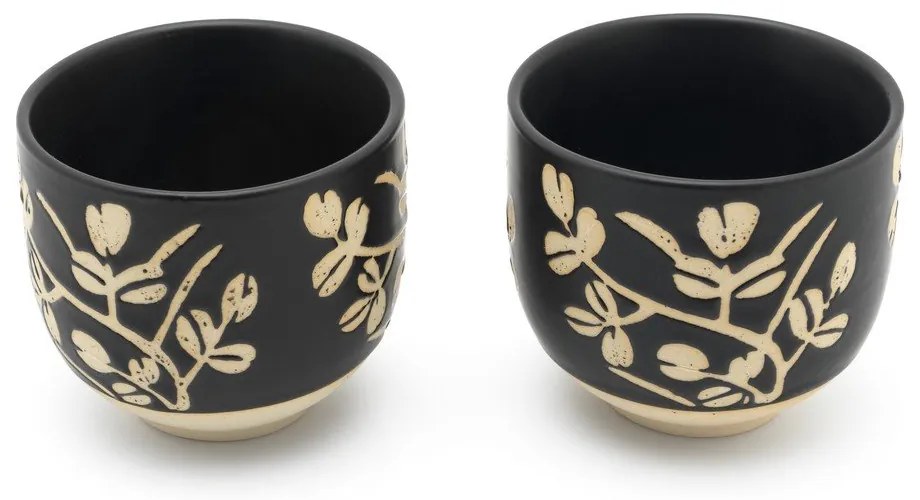 Czarny porcelanowo-żeliwny serwis do herbaty Sichuan – Bredemeijer