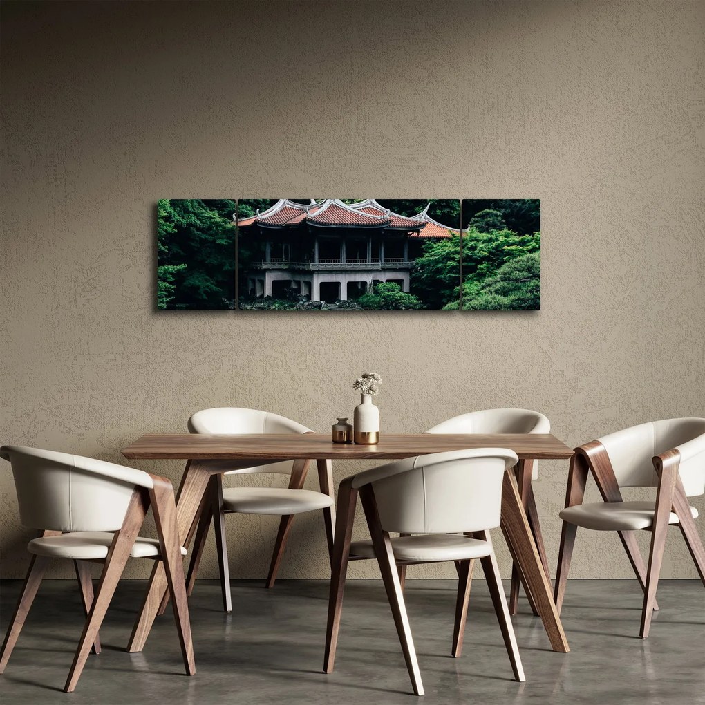 Obraz z japońskiego ogrodu narodowego (170x50 cm)