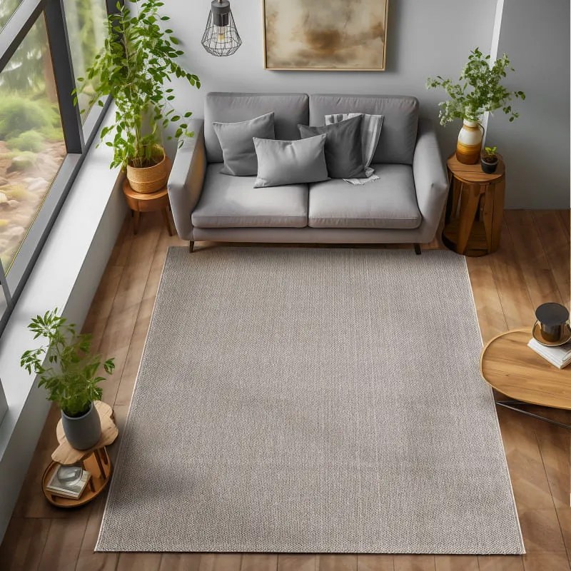 Dywan jednolity Loom brązowy 200 cm x 290 cm