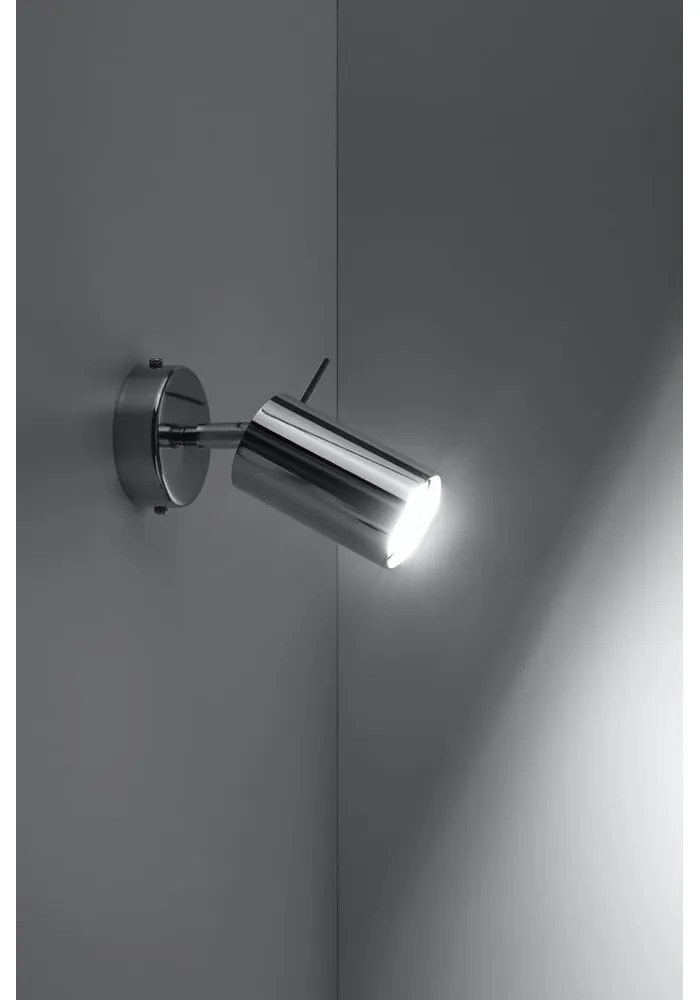 Kinkiet w kolorze srebra Sollux Etna