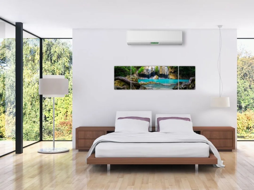 Obraz wodospadów (170x50 cm)