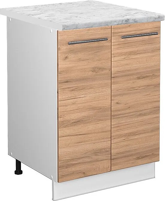 Szafki kuchenne złoty dąb energetyczny 60x60x82 fame-line