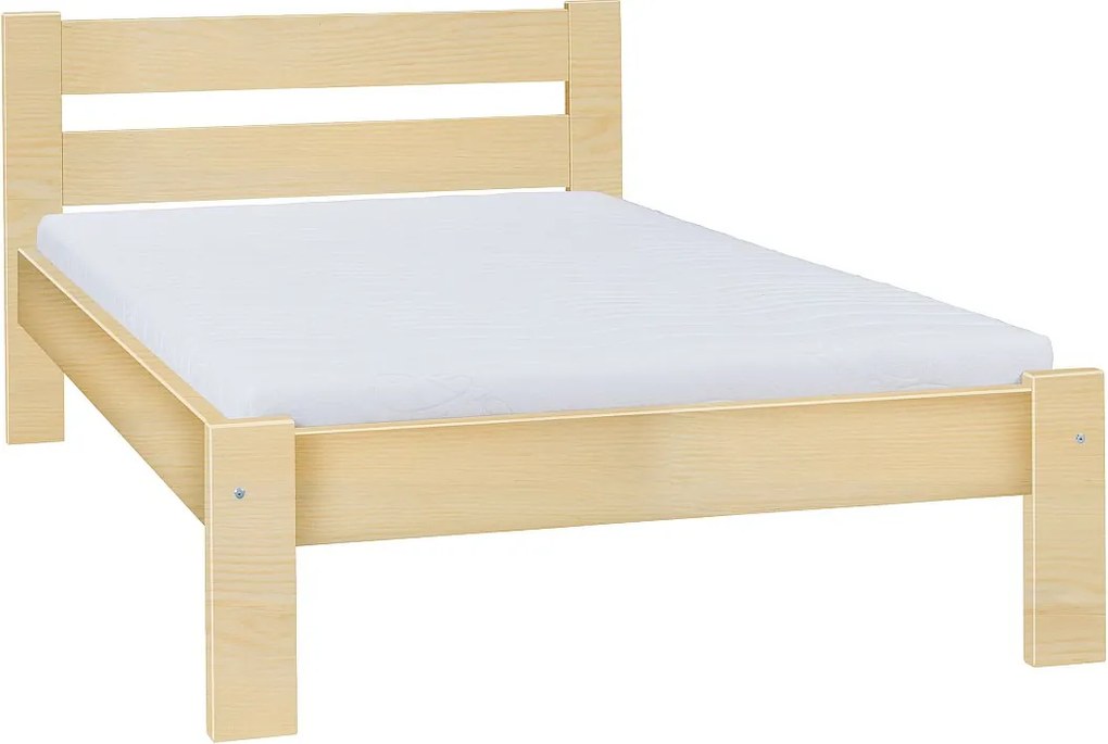 Łóżko 140x200 drewniane Aron, sosnowe