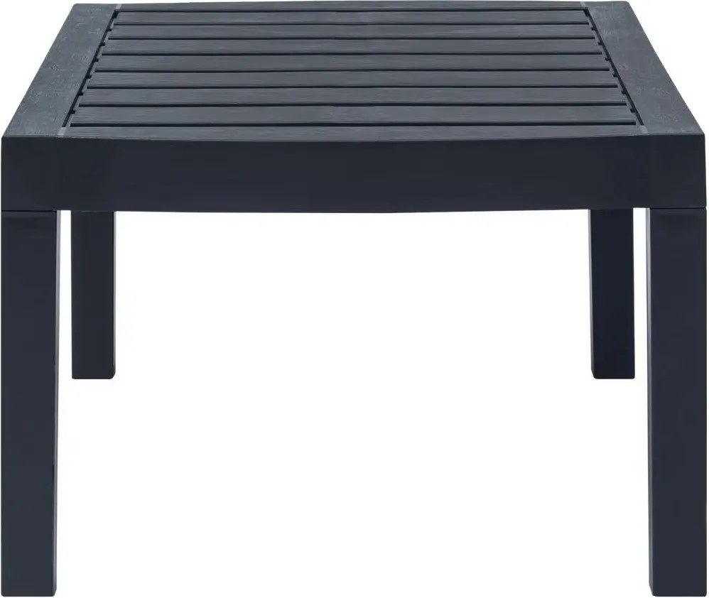 Zestaw antracytowych mebli ogrodowych - Emilly