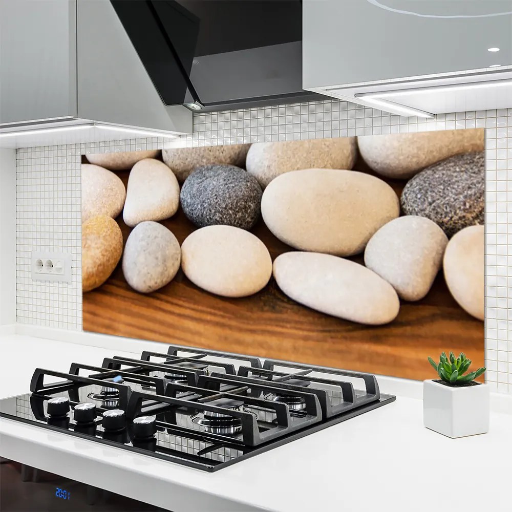 Panel nad blat kuchenny Kompozycja Polerowanych Kamieni