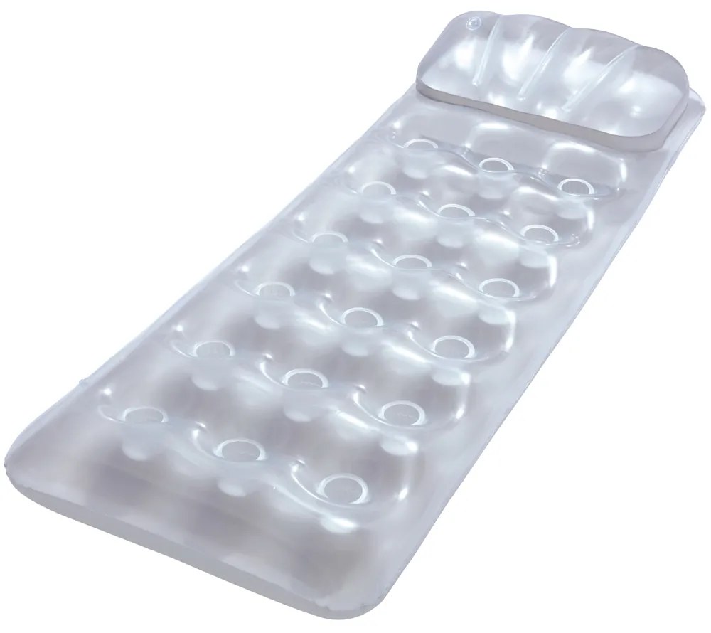 Materac dmuchany z zagłówkiem Metal Lounge 188 x 71 cm BESTWAY