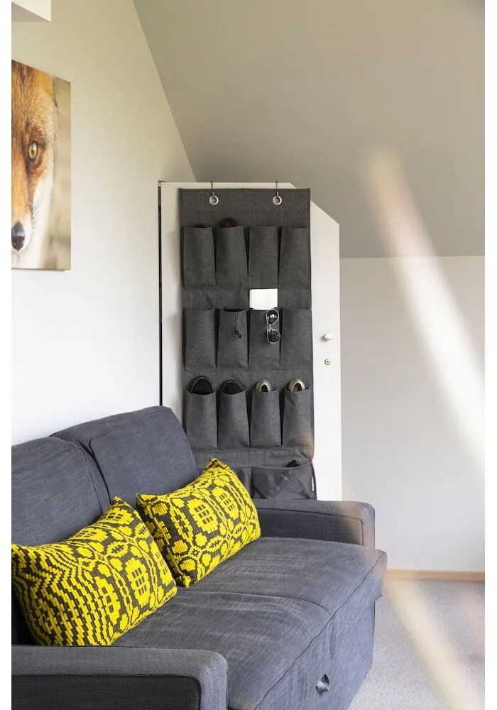 Wiszący tekstylny organizer do szafy – Bigso Box of Sweden