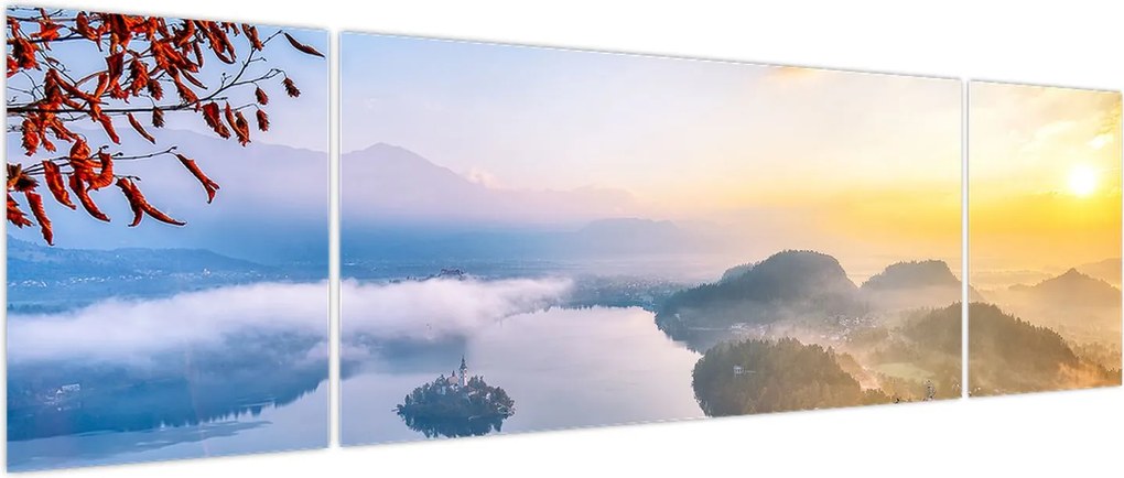 Obraz - Jezioro Bled (170x50 cm)