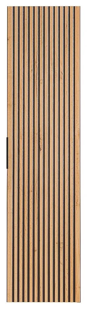 Słupek łazienkowy wiszący - Naturalny jasny i czarny - wys. 140 cm - MADELA