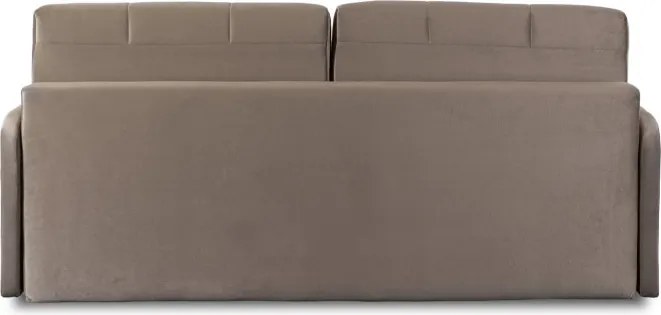 Sofa Rozkładana z Funkcją Spania IBIZA Dwuosobowa Beżowa Nowoczesna do Salonu