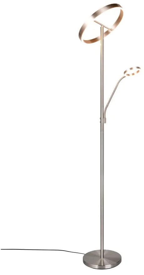 Lampa stojąca LED w kolorze srebra (wysokość 180 cm) Willis – Trio