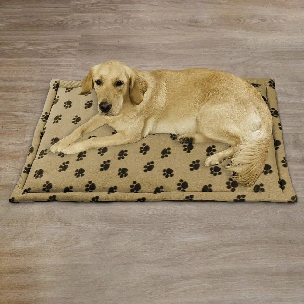 Jasnobrązowe bawełniane legowisko dla psów 60x90 cm – Maximex