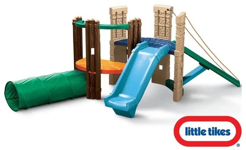 Little tikes przeplotnia plac zabaw zjeżdżalnia