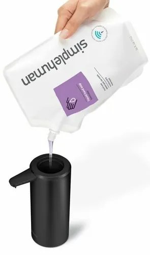 Simplehuman Bezdotykowy dozownik mydła i płynu dezynfekującego 414 ml, czarny